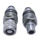 Male Female Coupler Kit 6680018 6679837 For Kubota SVL75 SVL90 SVL75-2 Loader