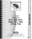 Zetor 5211 5245 6211 6245 7211 7245H 7745 7711 Tractor Parts Manual Catalog