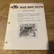 Vintage 1966 Massey Ferguson MF 300, 410, 510 Combines Dealer Service Bulletin