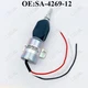 Fuel Shut Off Solenoid Valve SA-4269-12 12V For Komatsu WA320-3/