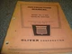 Oliver Model OC-3 Gas Crawler Tractor Operator Instruction Manual 3500000-Up