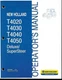 NEW HOLLAND T4020, T4030, T4040, T4050 DELUXE/SUPERSTEER TRACTORS OPERATORS MA