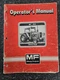 Massey Ferguson MF 285 Tractor shop and operators manual ORIGINAL
