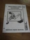 Gehl 8MD2 9MD2 11MD2 Backhoes Parts Catalog Manual 1998