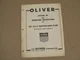 Oliver Setting Up No 316-A Tractor Gang Plow Owners Operators Manual Vintage