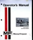 Vtg Original Massey Ferguson MF 42 Rear Mounted Mower Operators Manual