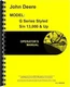 John Deere G Tractor Operators Owners Manual Styled s/n 13000 up OMR2009