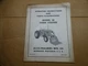 Allis Chalmers Model 10 Farm Loader Operators Manual parts illustrations