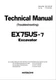 HITACHI EX75US-7 Excavator Troubleshooting Technical Manual
