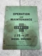 Cummins J JS JT Diesel Engines Operation and Maintenance Manual No. 983346