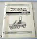 Kubota GF1800 Mulching Deck RC48R-GF 48"  Operator Maint. Illustrat Parts Manual