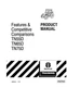 NEW HOLLAND TN55D, TN65D, TN75D PRODUCT MANUAL OPERATOR`S MANUAL