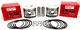 TWO 13029-2097, 13029-0034 .020" OVERSIZE PISTON KITS FIT KAWASAKI FD750D FS711D