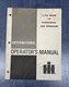 International IH C-258 Engine for 4000 Windrower Operator's Manual