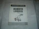 Kubota TL420 loader operator's manual