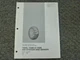 Caterpillar Cat 120G 130G 140G Motor Grader Air & Brakes Op Test Service Manual