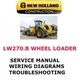 NEW HOLLAND LW270.B WHEEL LOADER MANUAL SERVICE REPAIR SHOP PDF