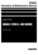 Komatsu HD465-7 JPN R, -40C DEGREE Dump Truck Operators Manual SN 16326-16613