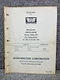 OEM Worthington PTO Air Compressor Monorotor 85 125 160 CFM Operation Manual