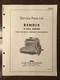 Bendix-Scintilla S-200 High Tension Magnetos Parts Lists Booklet