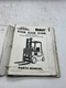 Linde Baker E20B/E25B/E30B Electric Counter Balanced Rider Parts Manual SKU 37