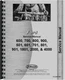 Ford Tractor Service Manual 600 700 800 900 18001 2000 4000 series FO-S-600,700+