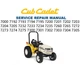 Cub Cadet 7000 7192-95 7200 /05 7232-35 7260 7265 7272-75 7300/05 Service Manual