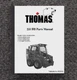 Tractor Service Parts Manual Fits Thomas T-173 Skid Steer LK000101 To LK00055