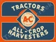 Allis Chalmers Tractors All-Crop Harvesters  24" x 32" METAL SIGN