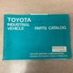 Toyota FBE10/13/15/18 PARTS CATALOG MANUAL BOOK LIST Fork Lift Truck pn G213-1