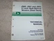 John Deere JS60 JS61 & JS63 21" WB Mower (Steel Deck ) Tech Manual TM1710  B19