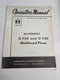 INTERNATIONAL HARVESTER IH OPERATOR'S MANUAL MCCORMICK U F20 F30 MOLDBOARD PLOW