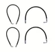 Front Loader Hydraulic Hose Kit for Kubota LA524 LA524FL LA525 LA525FL LA764 ++
