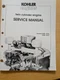 Kohler Engine Service Manual K Series Twin Cylinder K482 K532 K582 K662