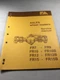 Fiat Allis FR7, FR9,FR10, FR10B, FR11, FR12, FR12B, FR15, Axles Service Manual
