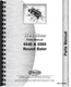 Hesston 5540 5580 Round Baler Parts Manual Catalog