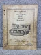 Allis Chalmers Model HD 10 Crawler Tractor Parts Book Catalog Manual TPL-126