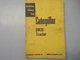 Caterpillar cat DW20 Tractor Servicemens Reference Manual