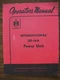 IH Farmall Mccormick International UD14A Power Unit Owners Manual IH Farmall Mccormick International UD14A Power Unit Owners Manual
