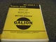 Galion 160 160A Motor Grader Parts Catalog Manual 1652-2019 2019-2155 2099-A R1