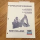 New Holland B-104 B-124 BACKHOE OPERATORS MANUAL OPERATION MAINTENANCE, 43650161