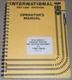 INTERNATIONAL TD-25C TRACTOR DOZER OPERATOR OPERATION & MAINTENANCE MANUAL BOOK