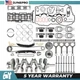 Engine Overhaul Rebuild Complete Kit Full Gasket Set Timing For Hyundai Kia 2.4L
