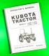 Owners Manual for Kubota Tractor L2650 L2950 L3450 L3650, 66 Pgs W/Clear Covers!
