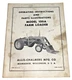 USED OPERATING MANUAL FOR ALLIS CHALMERS 100A FARM LOADER TM-352