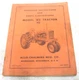 VINTAGE 1950S ALLIS CHALMERS WD45 TRACTOR OPERATORS MANUAL FORM#TM85D