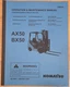 KOMATSU FG15-20 FG18-20 FG20-20 FG20-16 FG25-16 OPERATION & MAINTENANCE MANUAL