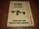 Gehl G1060 Farm Wagon Operators And Service Parts Manual No. 903294