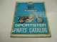 HARLEY DAVIDSON SPORTSTER PARTS CATALOG 1991 Manual P/N 99451-91 Used (G3)