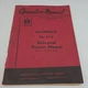 1952 INTERNATIONAL HARVESTER McCORMICK No. 27-V TRACTOR MOWER OPERATORS MANUAL